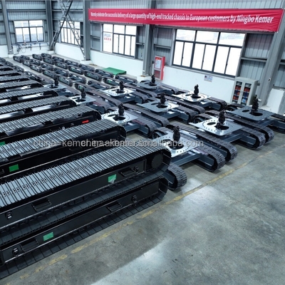 Chassis de train pour grue mobile et concasseur Améliorez votre équipement aujourd'hui