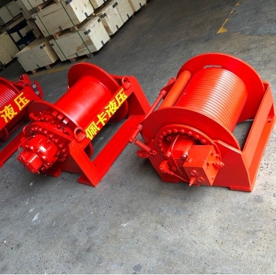 Support OEM 3 tonnes de treuil hydraulique de levage de remorquage de traction de treuil pour l'application de traction