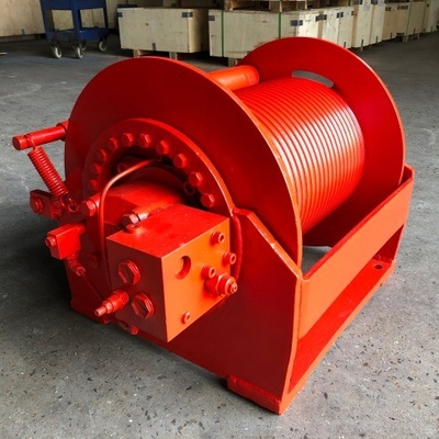 Support OEM 3 tonnes de treuil hydraulique de levage de remorquage de traction de treuil pour l'application de traction