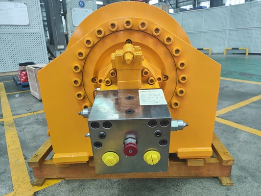 25 Torses de traction de moteur à couple élevé en ligne de fil Le treuil hydraulique pour poteau de drapeau Vitesse 0-40m/min