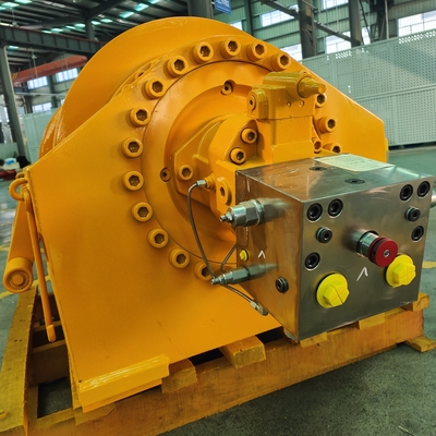 25 Torses de traction de moteur à couple élevé en ligne de fil Le treuil hydraulique pour poteau de drapeau Vitesse 0-40m/min