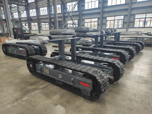 Cadre de voie à rouleaux en acier de 8 T Chassis à rouleaux pour ateliers de réparation de machines