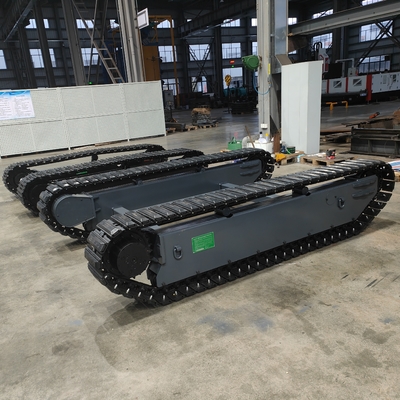 TR600 Charge utile personnalisée de 120 kg tout terrain télécommande de roue en caoutchouc pour robot UGV