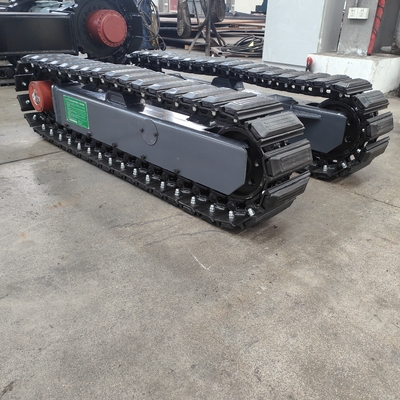Sous-train de châssis en acier pour chargeurs à rampe de 200 kg dans une usine de fabrication