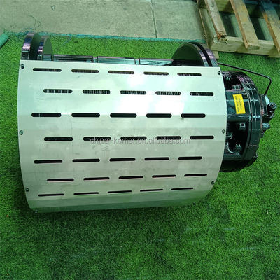 5 tonnes Deck de navire Levé par treuil hydraulique Grue avec bon type de corde et corde de fil d'acier