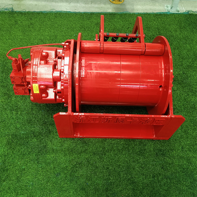 5 tonnes Deck de navire Levé par treuil hydraulique Grue avec bon type de corde et corde de fil d'acier