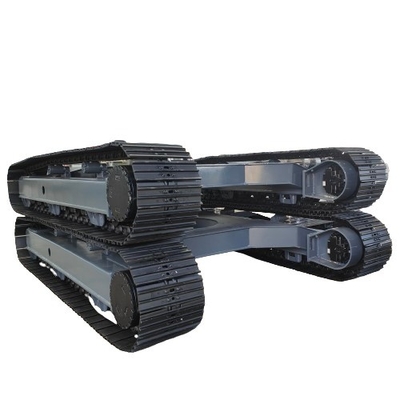 Parties de roulement de voie en acier pour une plateforme de robot de forage hydraulique à moteur