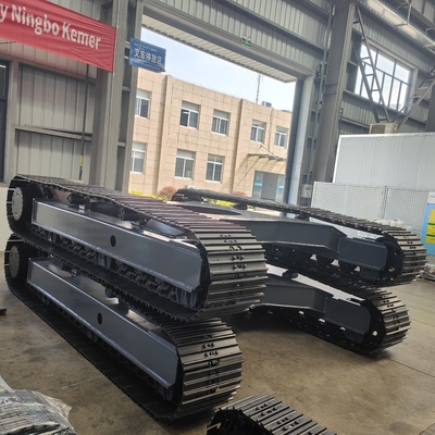 Parties de roulement de voie en acier pour une plateforme de robot de forage hydraulique à moteur