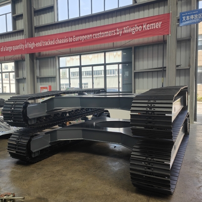 Parties de roulement de voie en acier pour une plateforme de robot de forage hydraulique à moteur