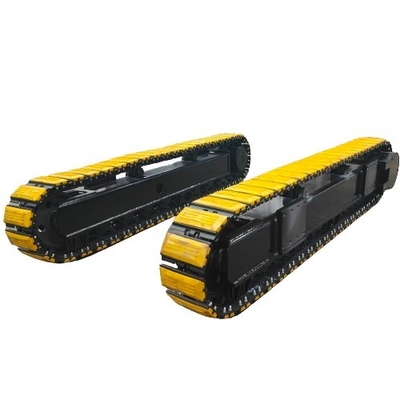 Construction 35T système de châssis en caoutchouc et acier avec moteur hydraulique