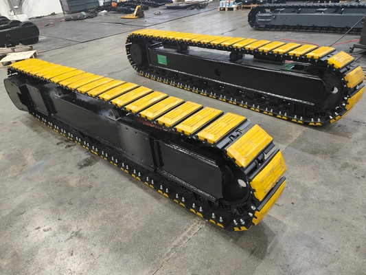 Construction 35T système de châssis en caoutchouc et acier avec moteur hydraulique