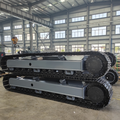 Plate-forme de train de roulement électrique en caoutchouc 20T sur mesure pour l'industrie agricole