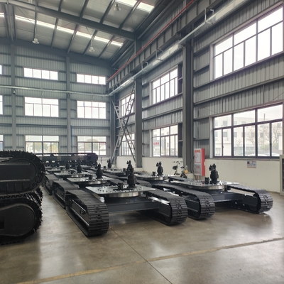 Mines d'énergie 10T châssis de train de roulement en caoutchouc sur mesure pour véhicules rampants