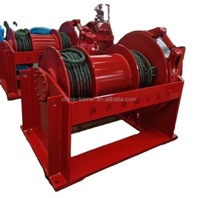 En acier à haute teneur en carbone de 120 V, treuil hydraulique de 10 tonnes pour l'amarrage et le sauvetage de bateaux Davit