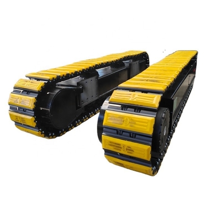 Chassis à rampe en acier de 35 tonnes pour les excavatrices et les équipements de transport Excellente performance