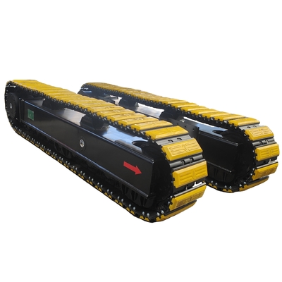 Chassis à rampe en acier de 35 tonnes pour les excavatrices et les équipements de transport Excellente performance