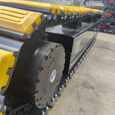 Chassis à rampe en acier de 35 tonnes pour les excavatrices et les équipements de transport Excellente performance