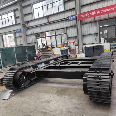 Chassis en acier OEM à voie de roulement à voie de roulement à voie de roulement pour excavatrice de forage Meilleur choix