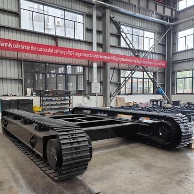 Chassis en acier OEM à voie de roulement à voie de roulement à voie de roulement pour excavatrice de forage Meilleur choix
