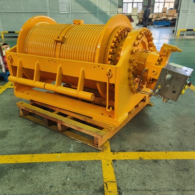 Winch hydraulique de 25 tonnes à chute libre à grande vitesse pour équipement d'huile personnalisé