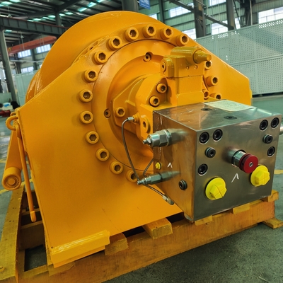Winch hydraulique de 25 tonnes à chute libre à grande vitesse pour équipement d'huile personnalisé