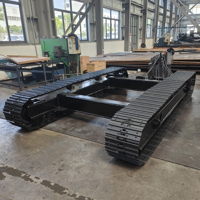 Boutiques de matériaux de construction Chassis de roulement à roulement avec moteur hydraulique