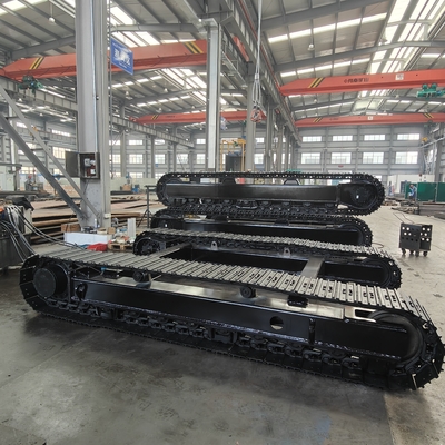 Boutiques de matériaux de construction Chassis de roulement à roulement avec moteur hydraulique
