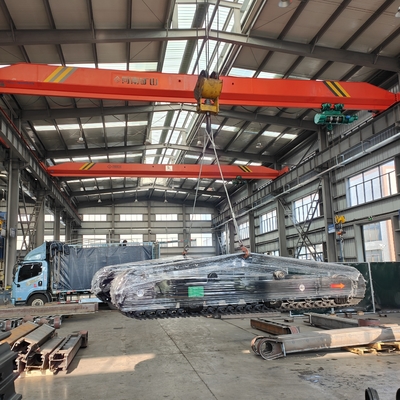 Boutiques de matériaux de construction Chassis de roulement à roulement avec moteur hydraulique