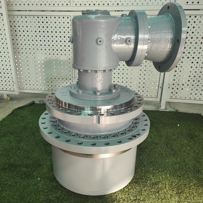 Réducteur de vitesse hydraulique de moteur de déplacement GFT Rexroth en fonte sur mesure pour plateforme de forage