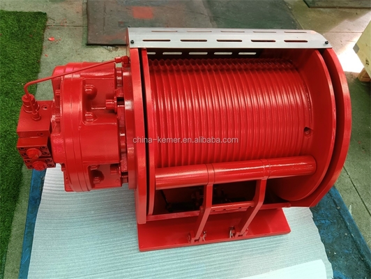 Winch hydraulique personnalisé de 10 tonnes pour le levage de grue de camion alimenté par moteur hydraulique