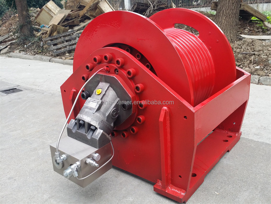 Winch hydraulique personnalisé de 10 tonnes pour le levage de grue de camion alimenté par moteur hydraulique