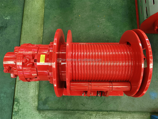 Winch hydraulique personnalisé de 10 tonnes pour le levage de grue de camion alimenté par moteur hydraulique
