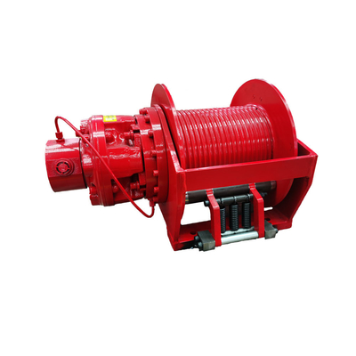 Winch hydraulique à tambour unique en acier de 3 tonnes avec source d'alimentation hydraulique