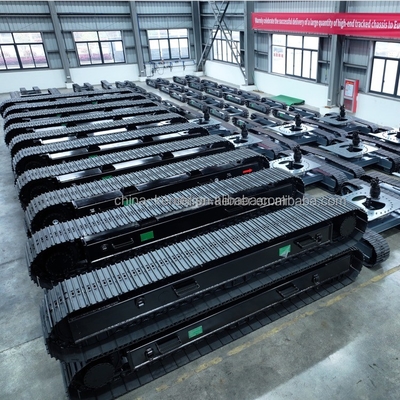 Chassis de train pour le concasseur mobile minier dans les ateliers de réparation de machines