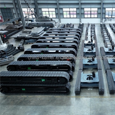 Chassis de train pour le concasseur mobile minier dans les ateliers de réparation de machines