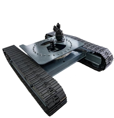 Dispositif hydraulique de virage à faisceau moyen pour châssis de voie personnalisé sur broyeur de forage
