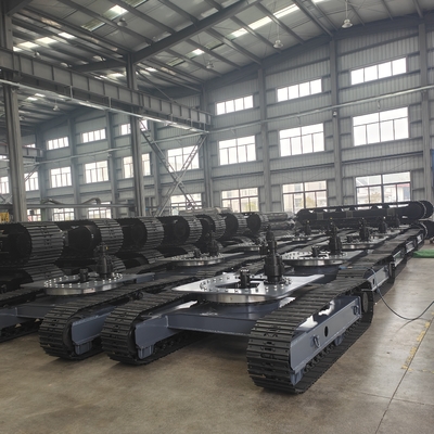 Dispositif hydraulique de virage à faisceau moyen pour châssis de voie personnalisé sur broyeur de forage