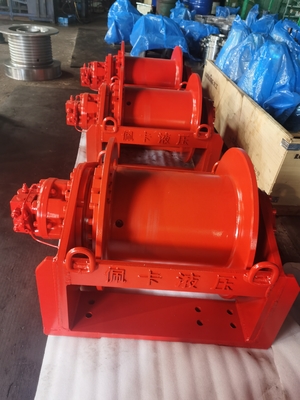 650KN Capacité de levage de tambour de câble de treuil hydraulique en acier pour applications lourdes