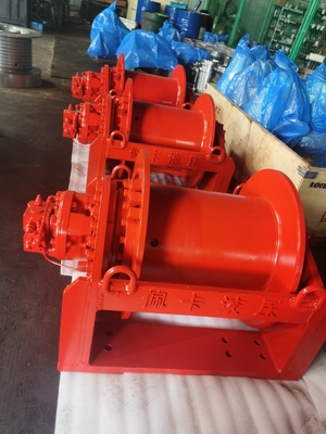 650KN Capacité de levage de tambour de câble de treuil hydraulique en acier pour applications lourdes