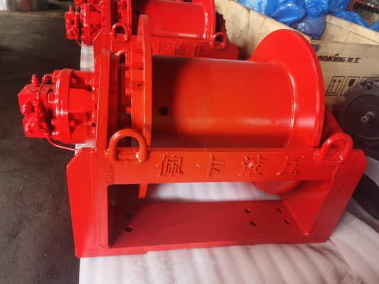 650KN Capacité de levage de tambour de câble de treuil hydraulique en acier pour applications lourdes
