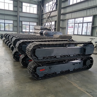 Traces en caoutchouc pour chassis de pelleteuse, roulement, train de roulement Durée exceptionnelle