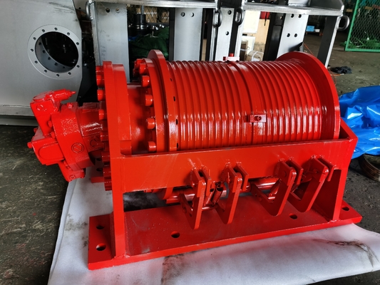 Grade industriel 0-650KN Capacité moteur hydraulique Drague à double tambour pour l'industrie