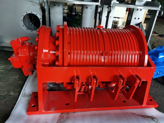 Grade industriel 0-650KN Capacité moteur hydraulique Drague à double tambour pour l'industrie