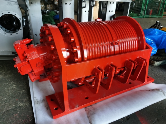 Grade industriel 0-650KN Capacité moteur hydraulique Drague à double tambour pour l'industrie