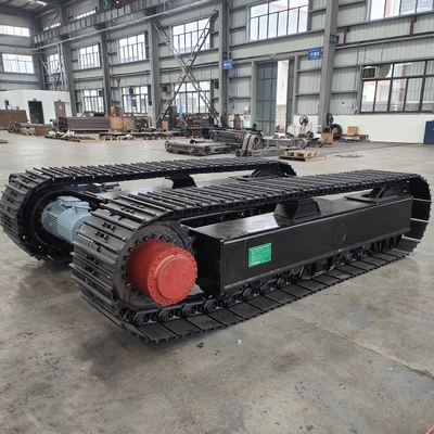 Moteur hydraulique, entraînement électrique, train de train en acier pour les machines et équipements lourds