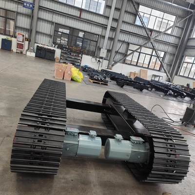 Moteur hydraulique, entraînement électrique, train de train en acier pour les machines et équipements lourds