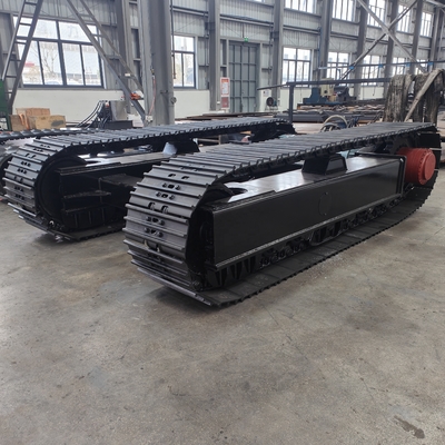 Moteur hydraulique, entraînement électrique, train de train en acier pour les machines et équipements lourds