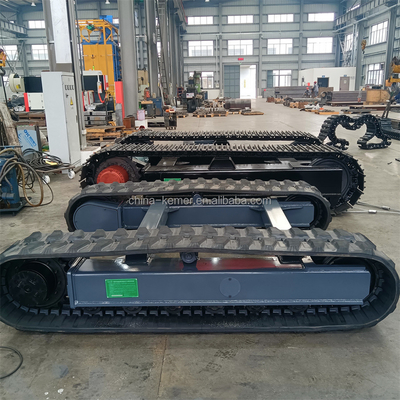 Partie n° KRT1500 Chassis de voie en caoutchouc pour excavatrice 5 tonnes pour les applications industrielles
