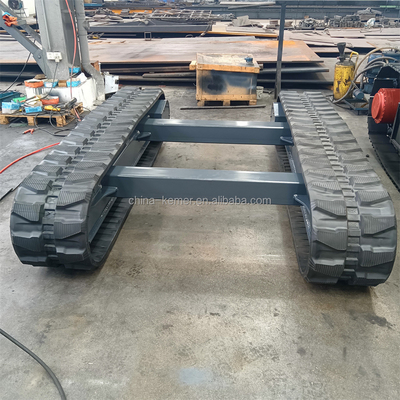 Partie n° KRT1500 Chassis de voie en caoutchouc pour excavatrice 5 tonnes pour les applications industrielles
