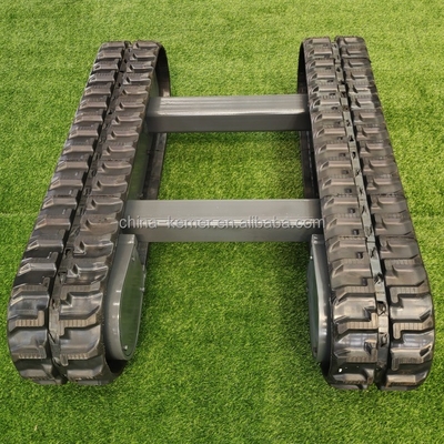 Partie n° KRT1500 Chassis de voie en caoutchouc pour excavatrice 5 tonnes pour les applications industrielles